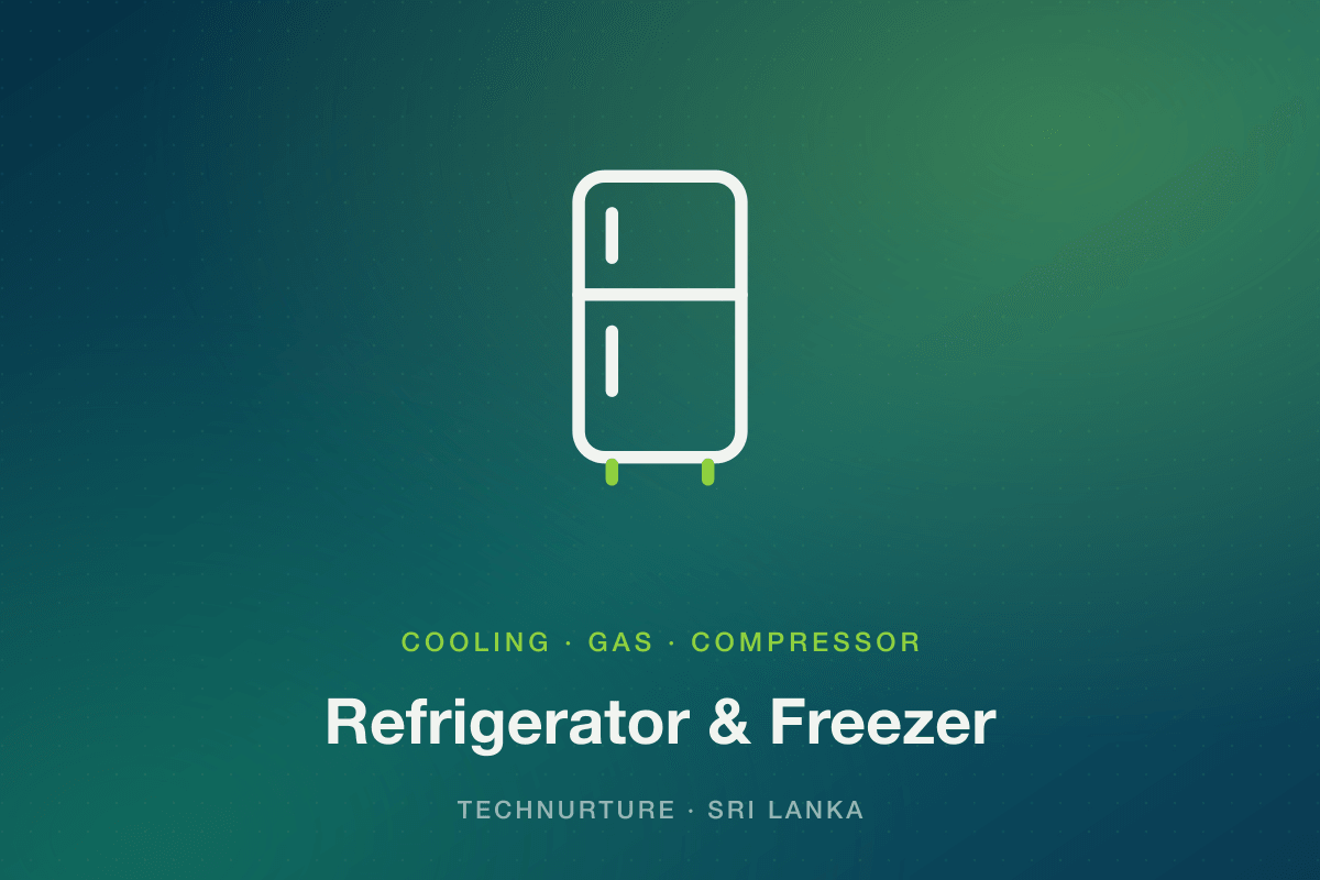 TechNurture technician diagnosing the cooling system at the back of a refrigerator